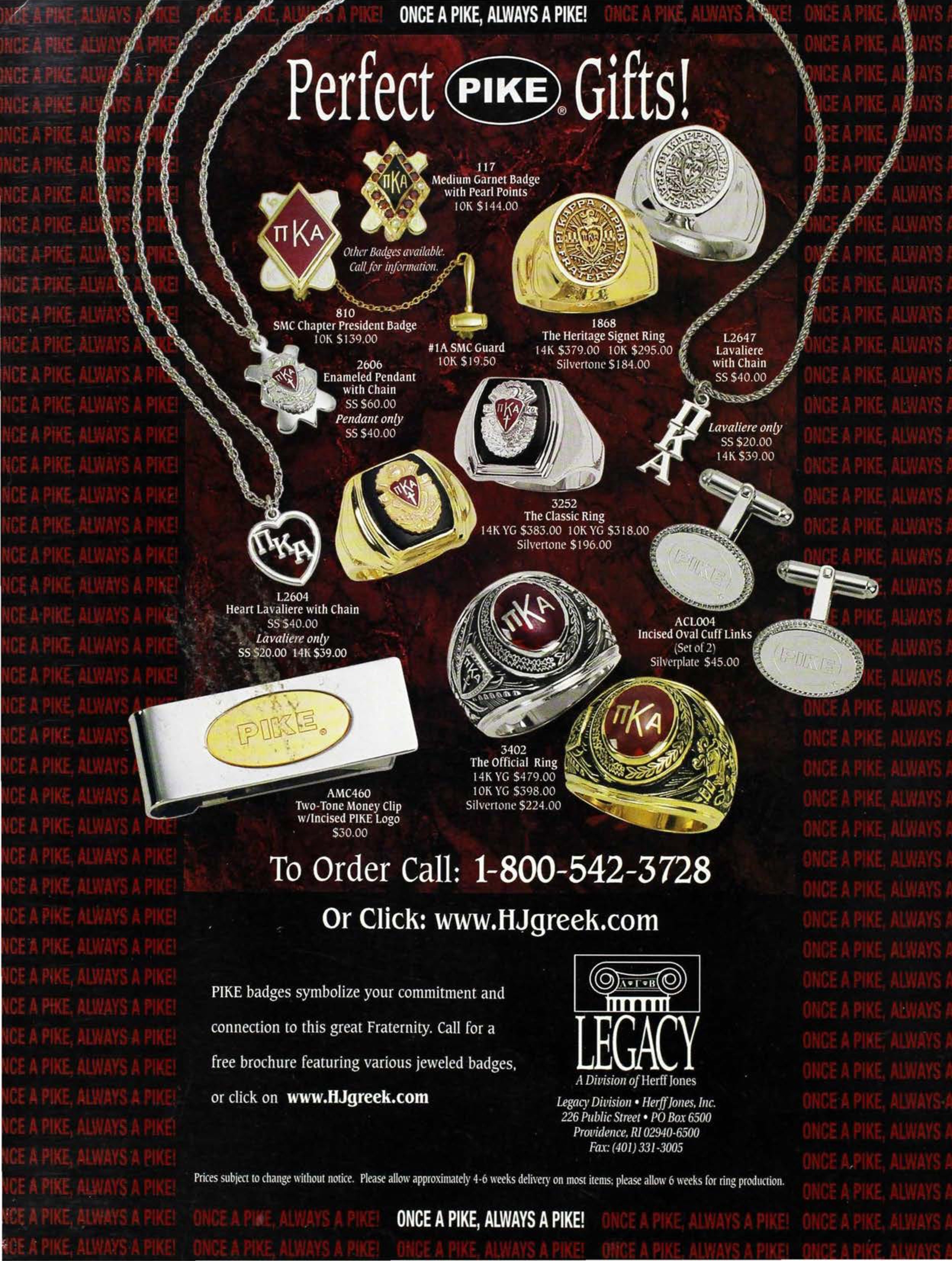 Legacy Advertisement, Autumn 2006